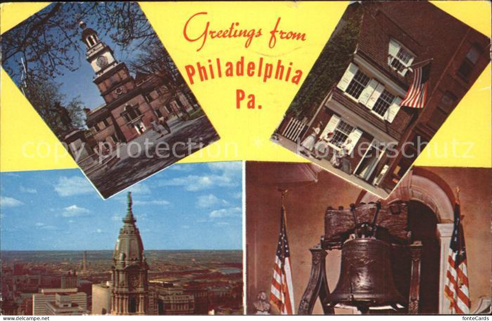 11968004 Philadelphia Pennsylvania Independance Hall Liberty Bell Panorama Phila - Andere & Zonder Classificatie