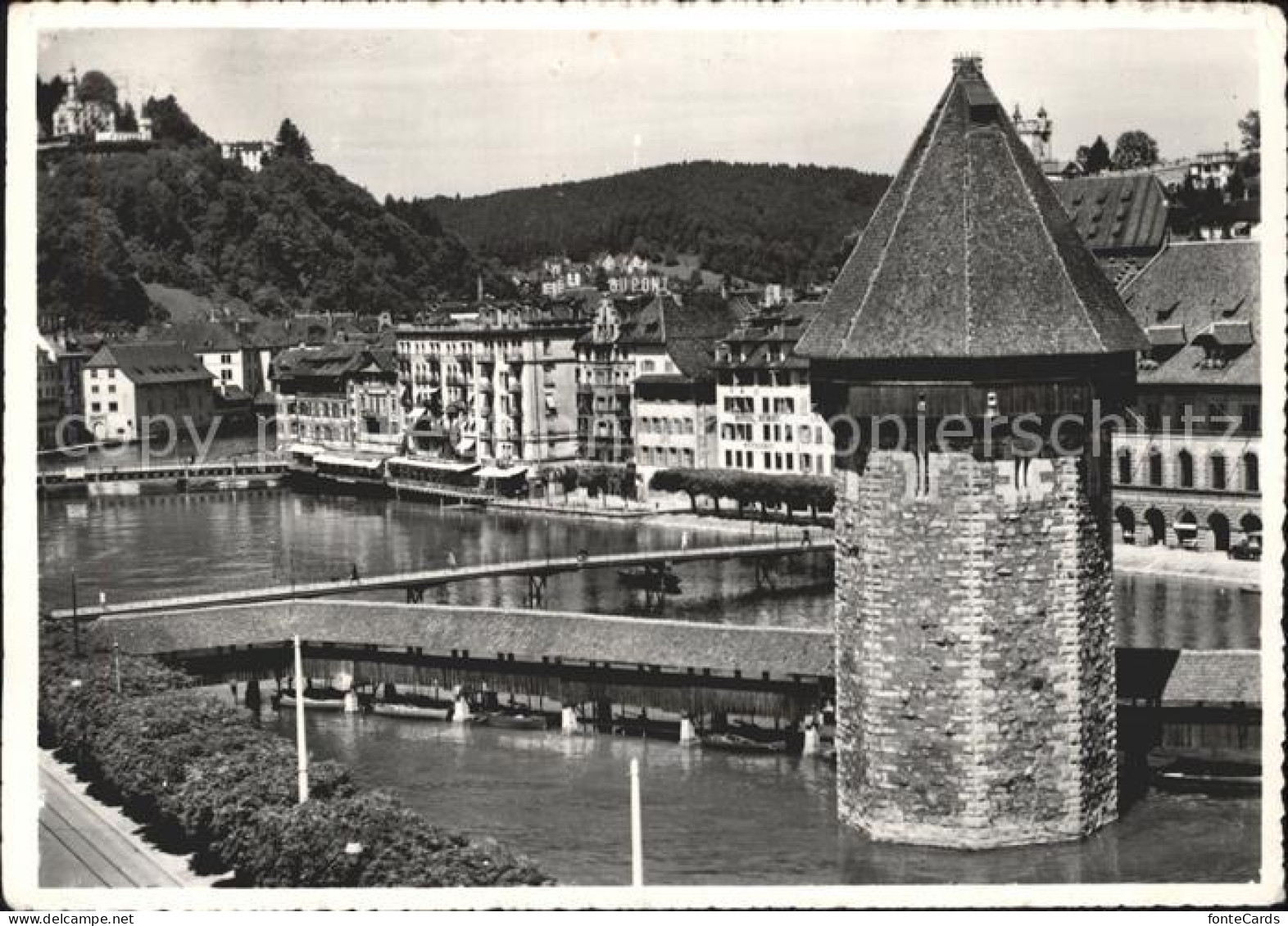 11967813 Luzern LU Kapellbruecke Mit Wasserturm Luzern - Otros & Sin Clasificación