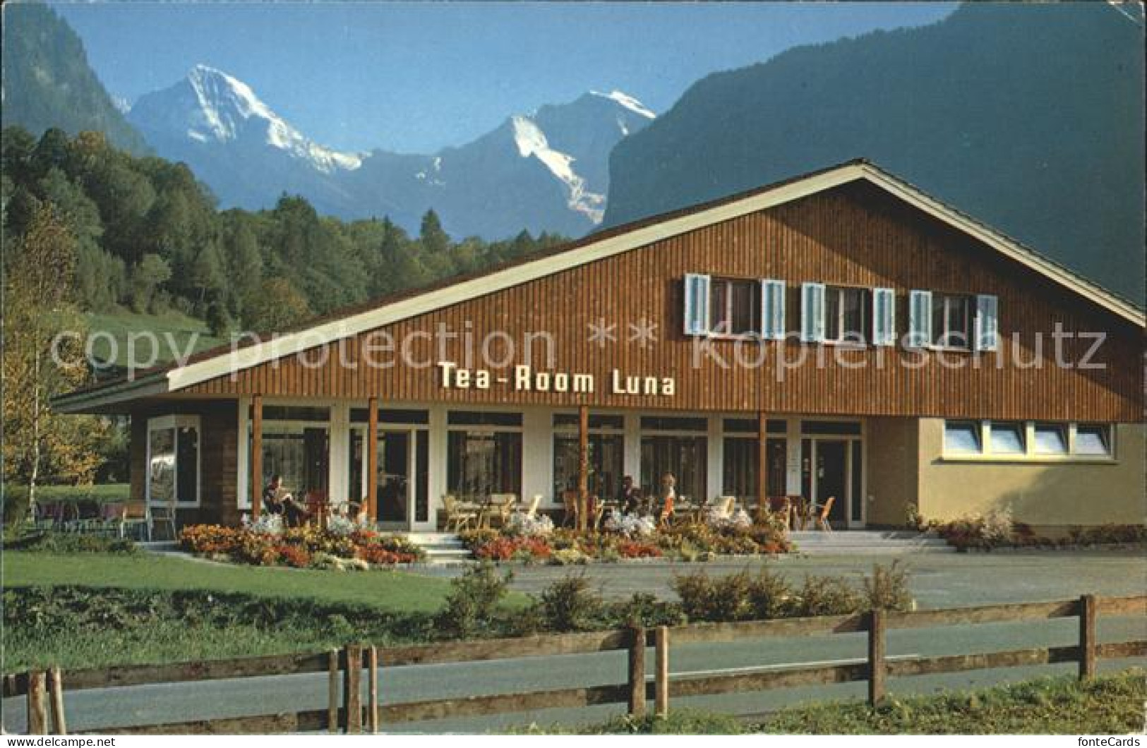 11967580 Wilderswil Tea Room Luna Bar Restaurant  Wilderswil - Autres & Non Classés