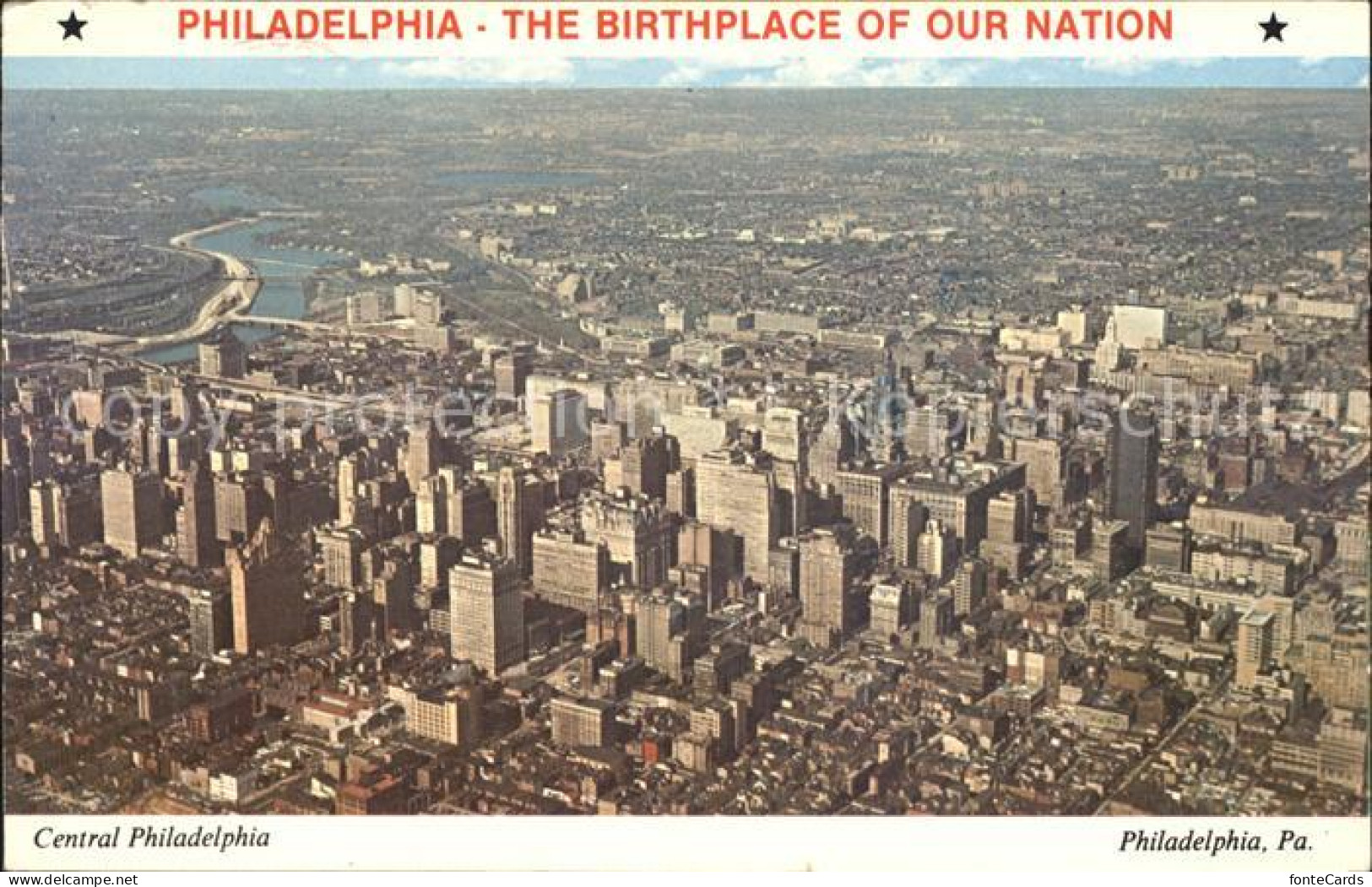 11966396 Philadelphia Pennsylvania Aerial View Schuylkill River Philadelphia Pen - Autres & Non Classés