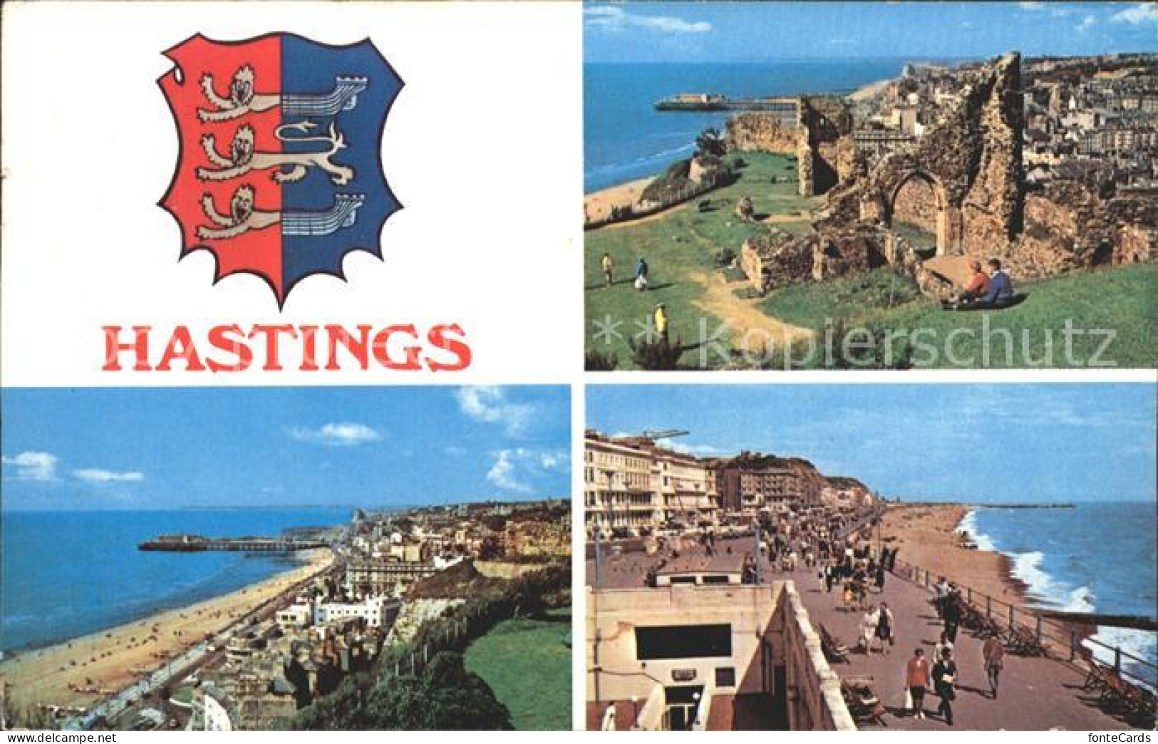 11966391 Hastings East Sussex Ruine Strand Promenade Hastings - Autres & Non Classés