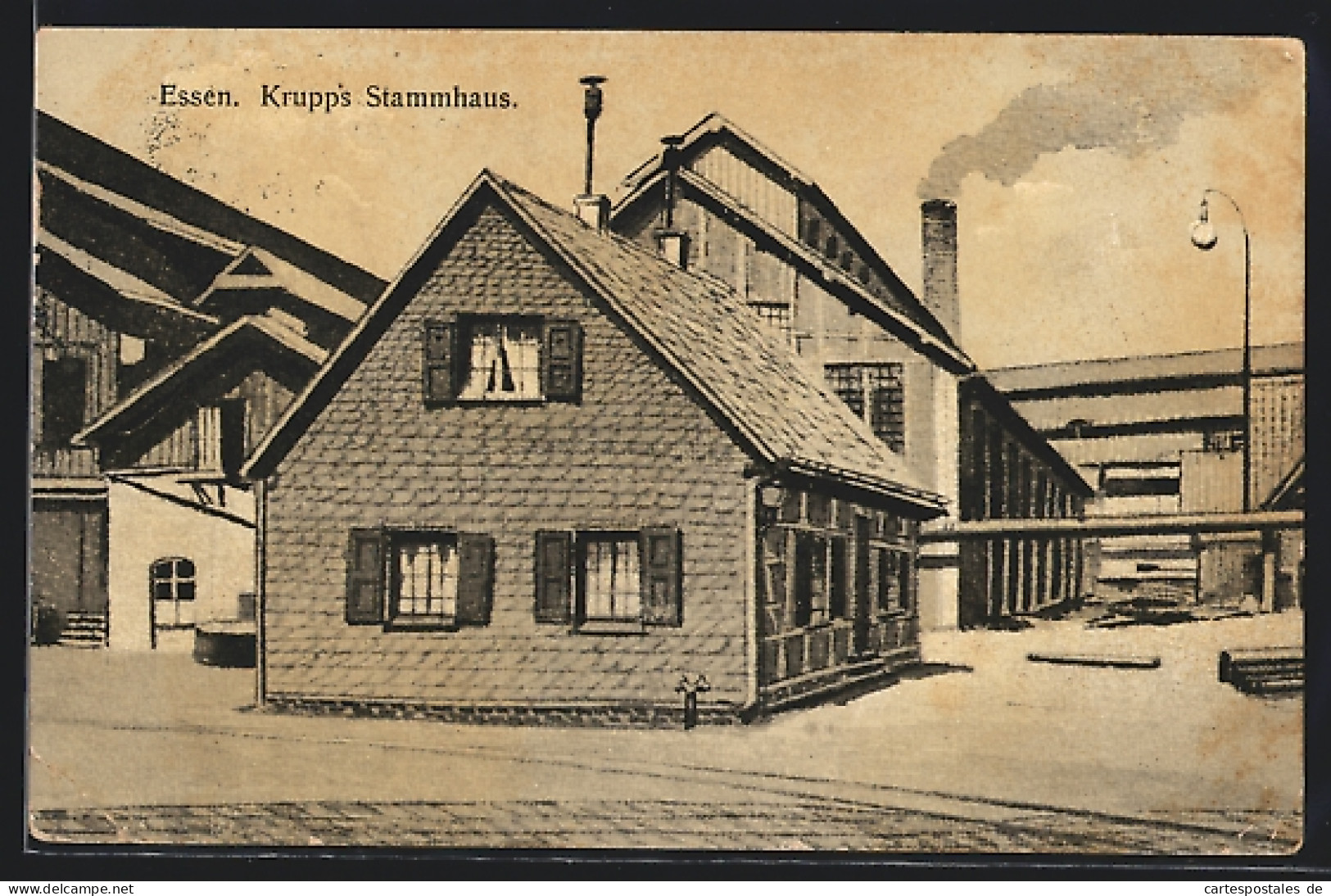 AK Essen, Krupp`s Stammhaus  - Essen