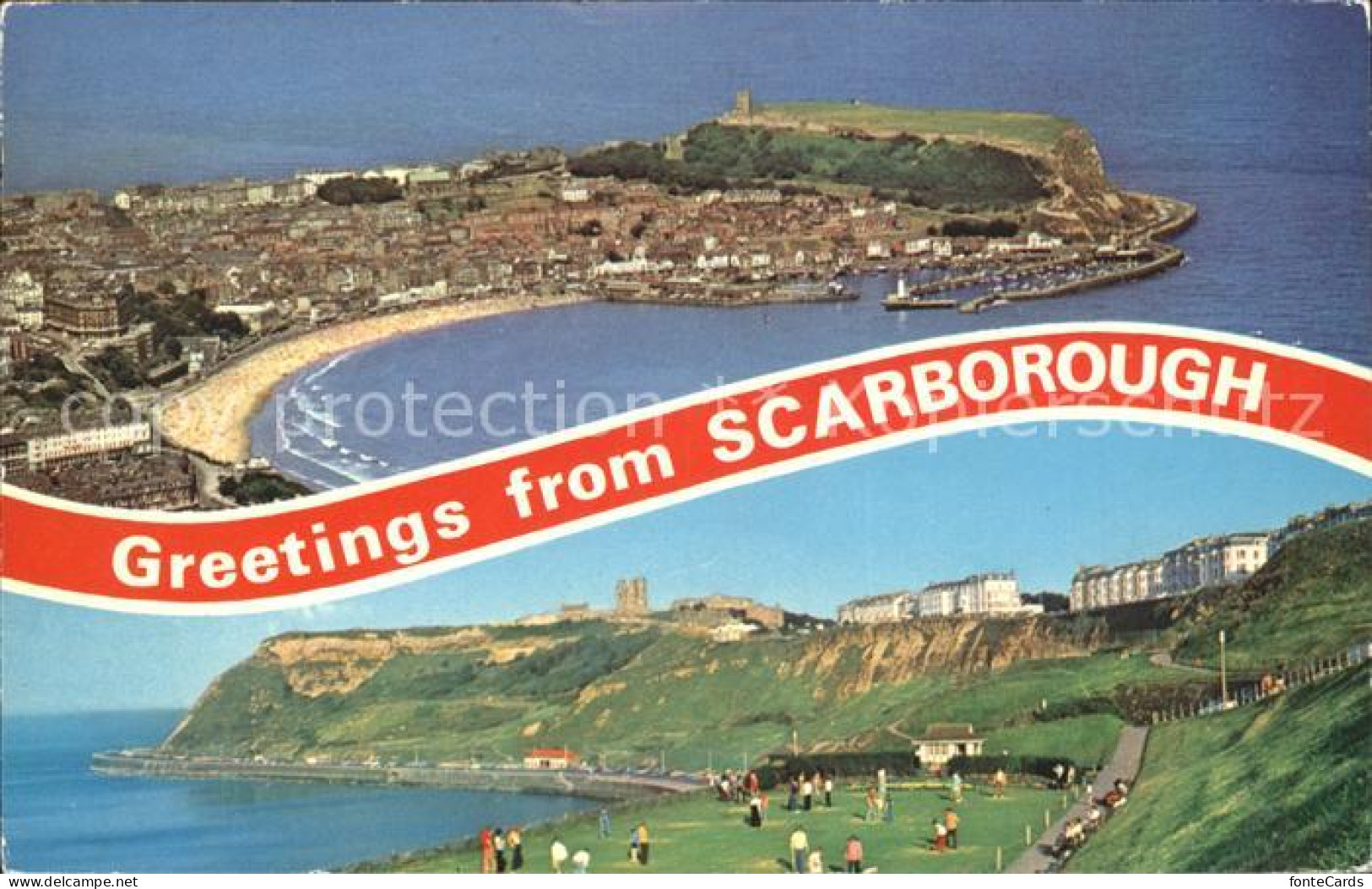 11966371 Scarborough UK Fliegeraufnahme Scarborough - Autres & Non Classés