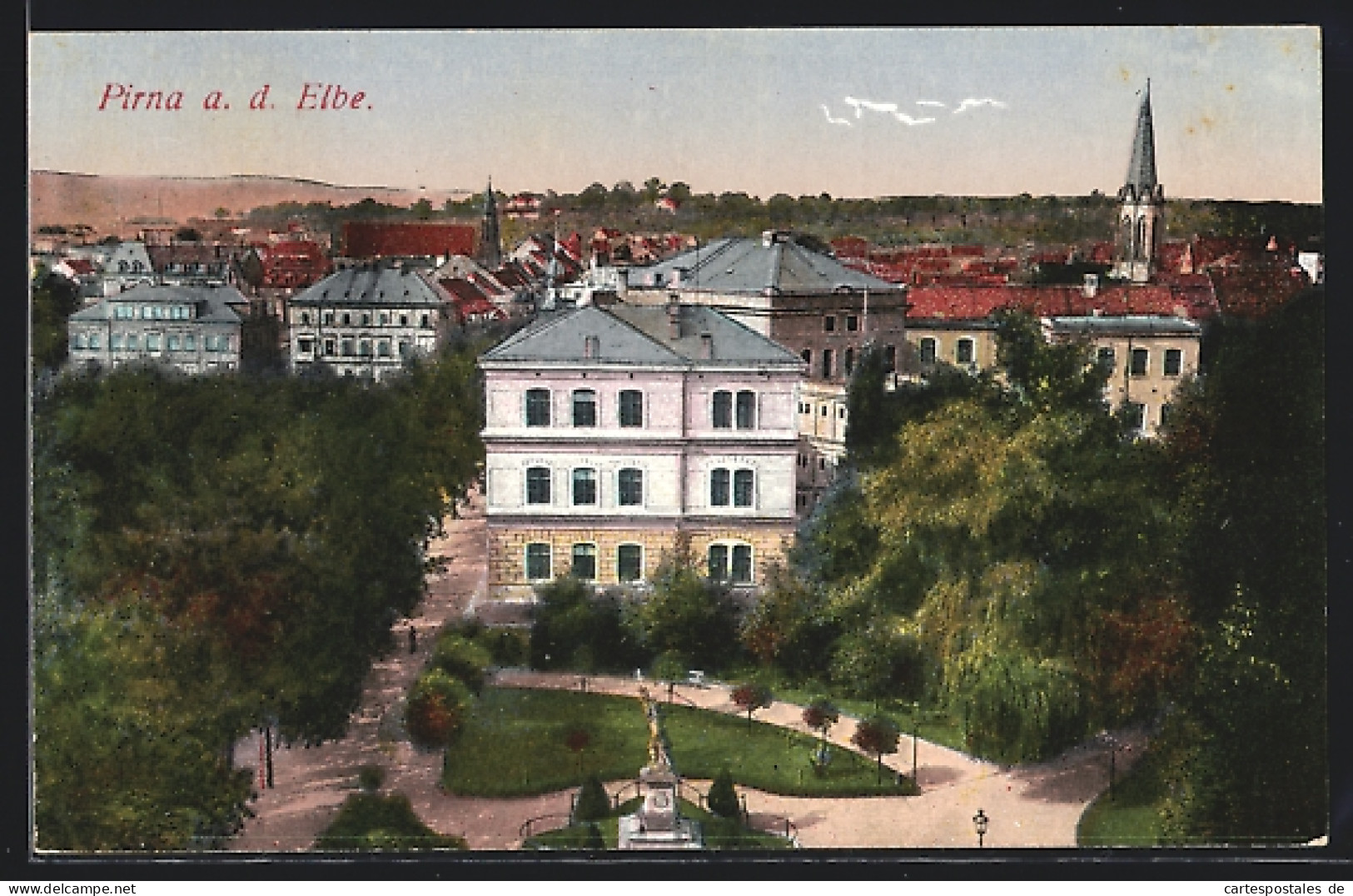 AK Pirna A.d. Elbe, Teilansicht Der Stadt  - Pirna