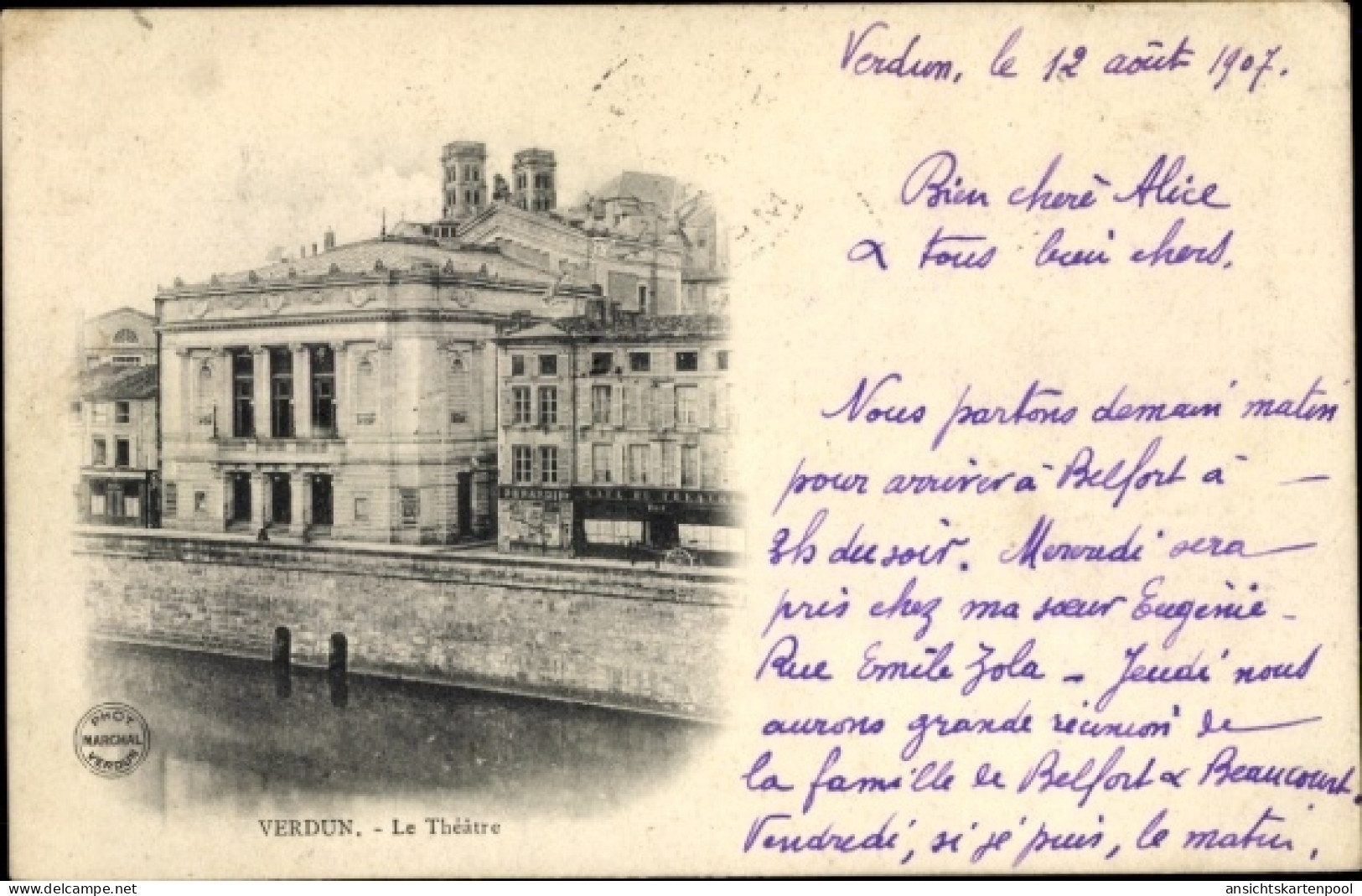 CPA Verdun Meuse, Theater - Andere & Zonder Classificatie