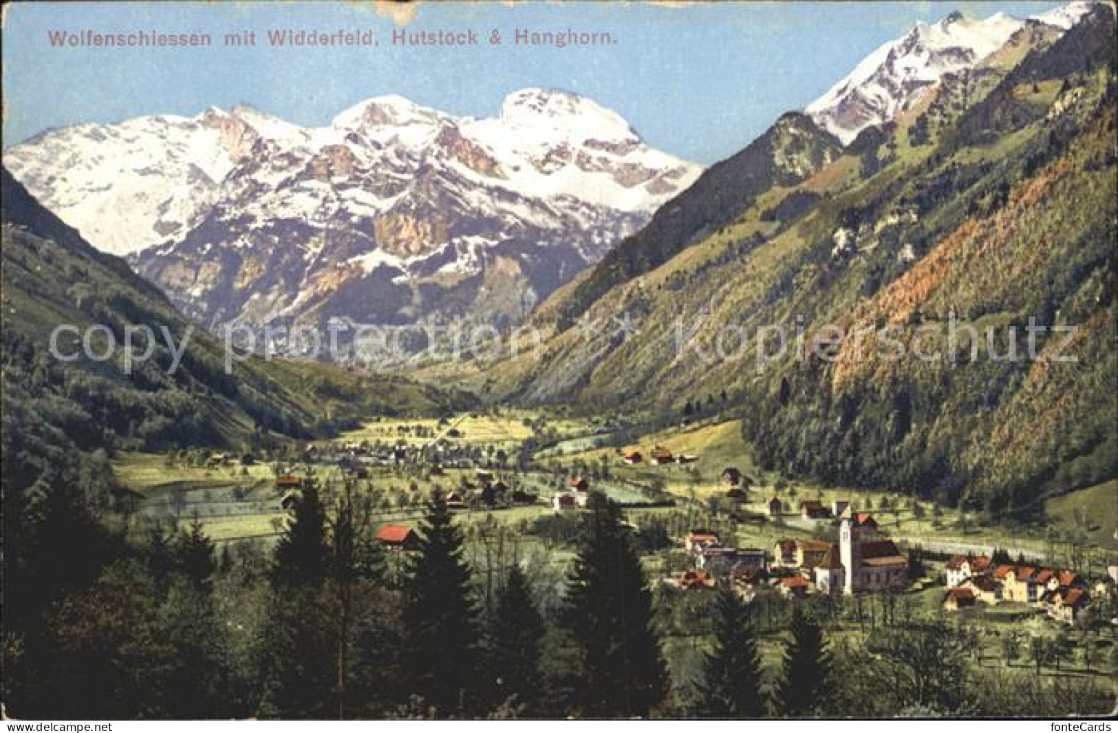 11965204 Wolfenschiessen Mit Widderfeld Hutstock Und Hanghorn Wolfenschiessen - Autres & Non Classés