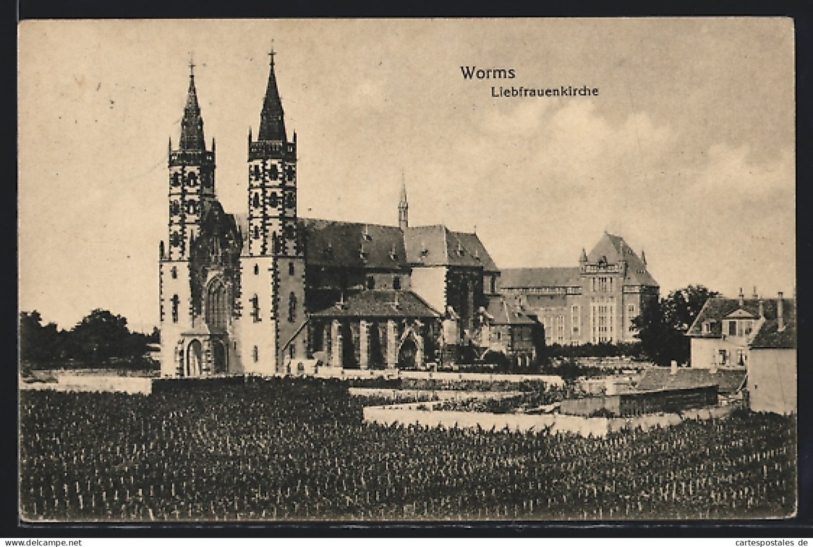 AK Worms, Blick Zur Liebfrauenkirche  - Worms