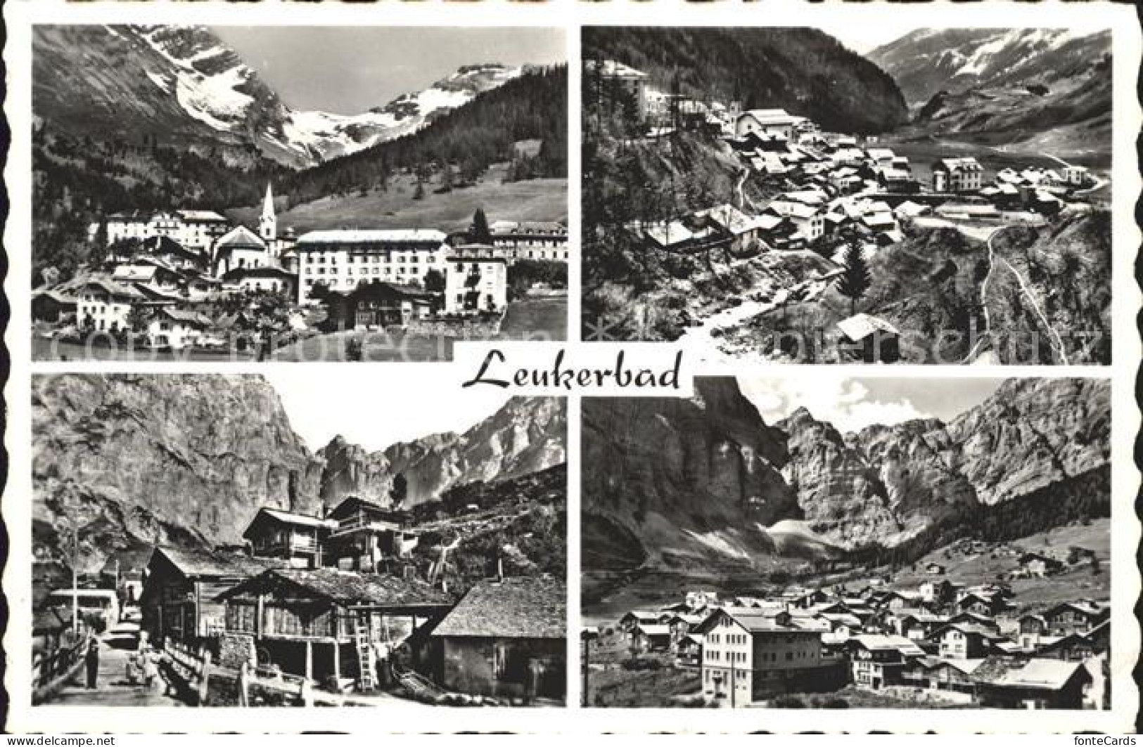 11965171 Leukerbad Gesamtansicht Gemmipass Leukerbad - Autres & Non Classés