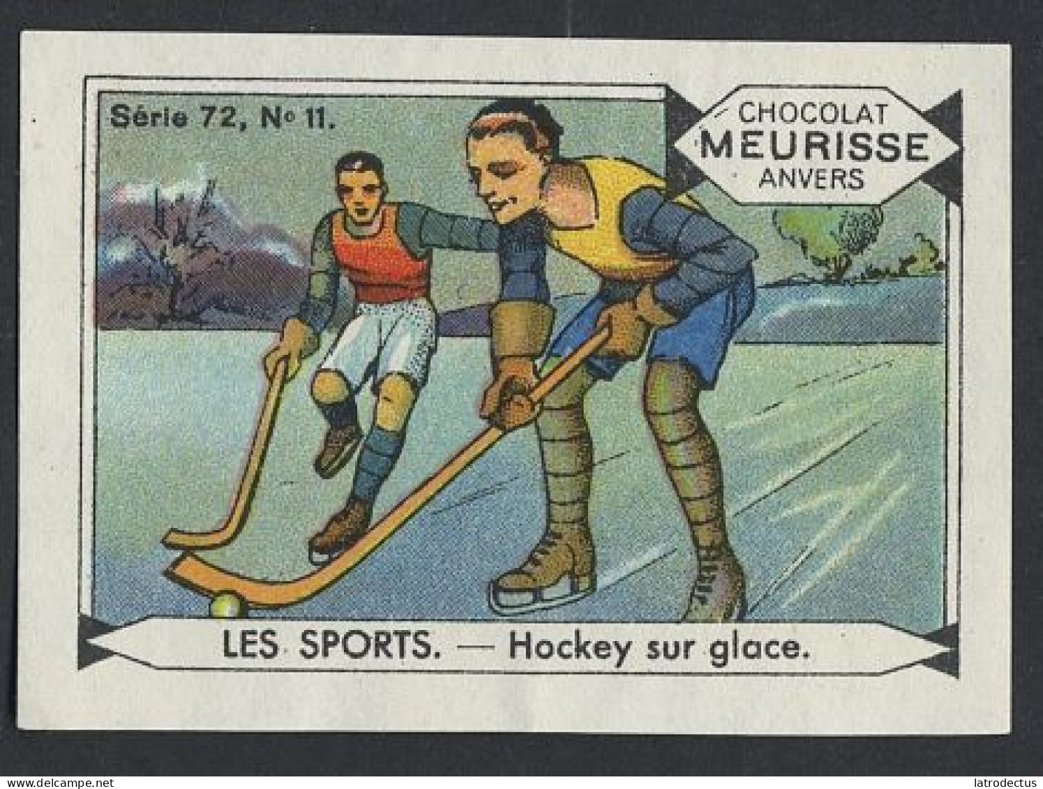 Meurisse - Ca 1930 - 72 - Les Sports - 11 - Hockey Sur Glace, Ice Hockey - Otros & Sin Clasificación