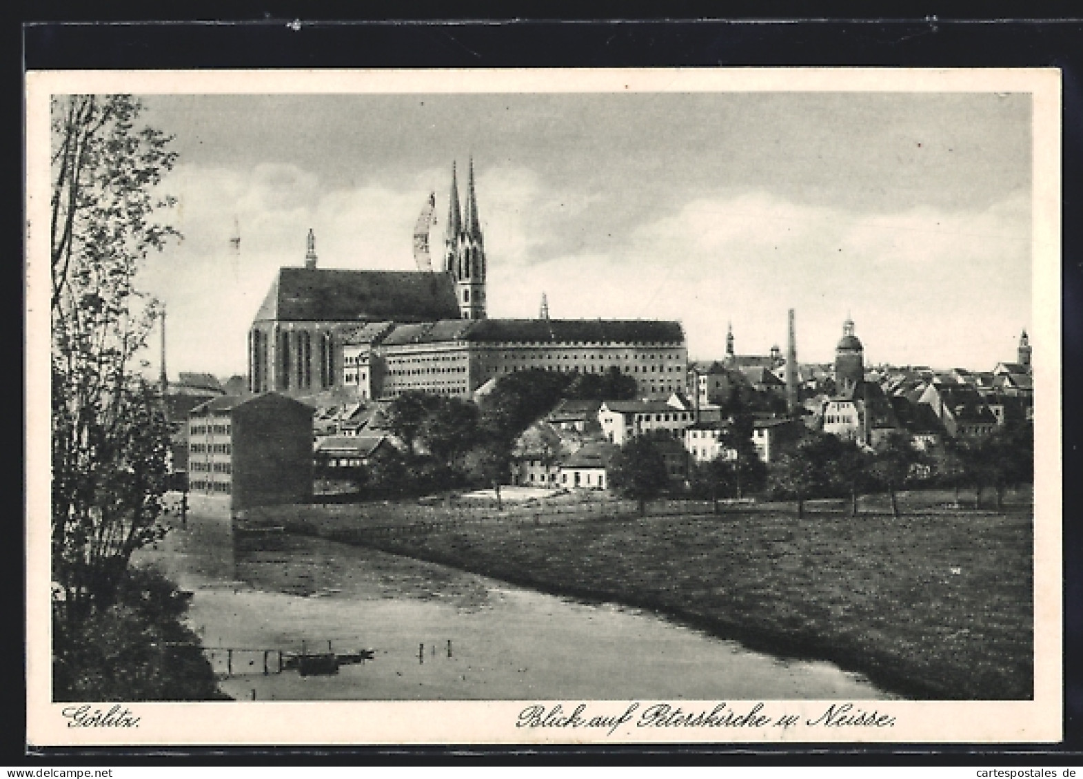 AK Görlitz, Blick Auf Peterskirche Und Neisse  - Görlitz