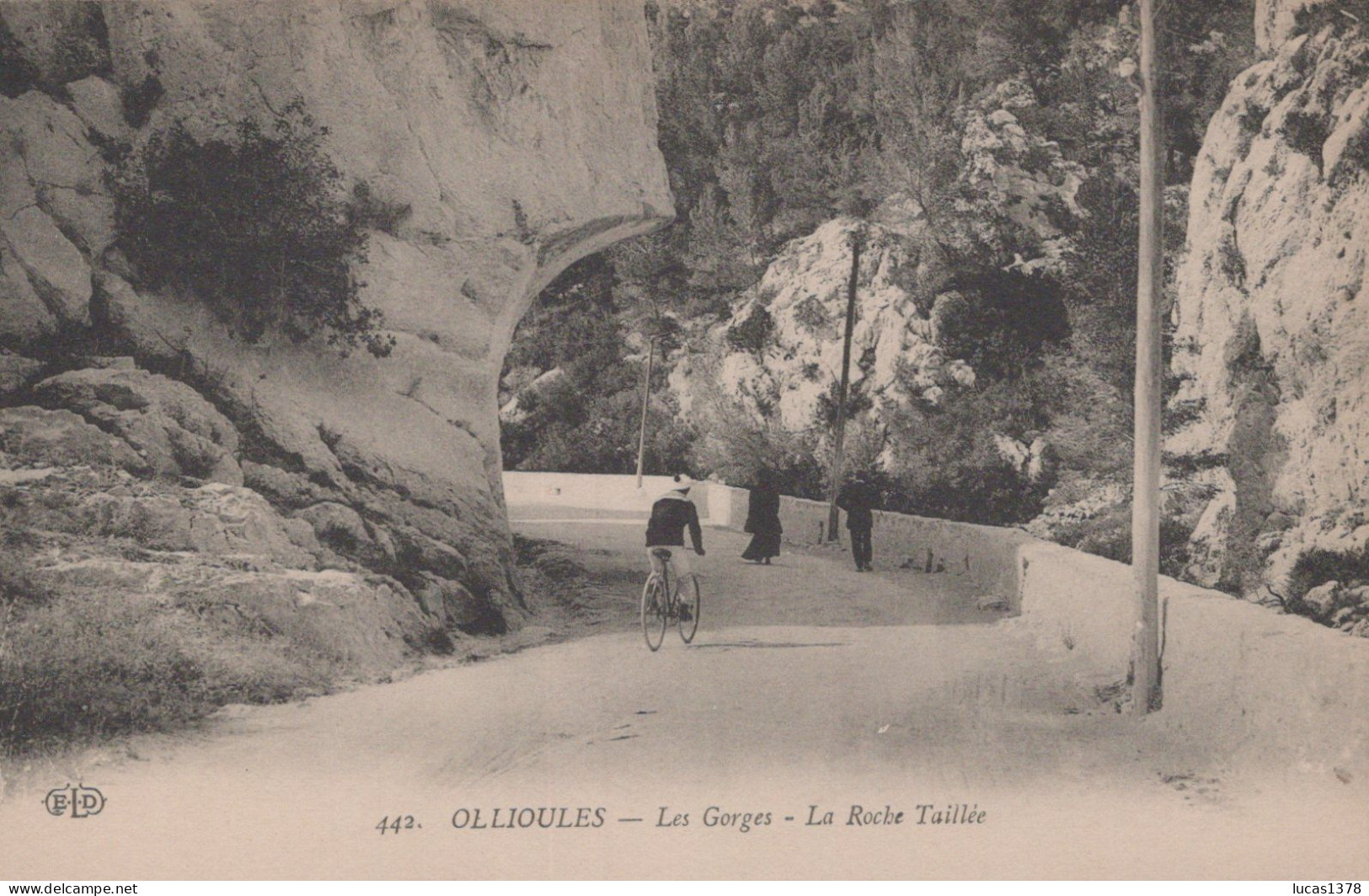 83 / OLLIOULES / LES GORGES / LA ROCHE TAILLEE / ELD 442 - Ollioules