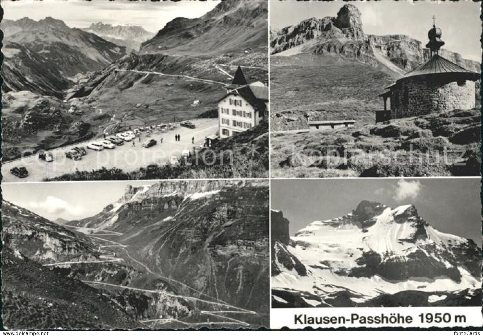 11965112 Klausenpasshoehe Berghotel Kapelle Alpenpass Scheerhorn - Sonstige & Ohne Zuordnung