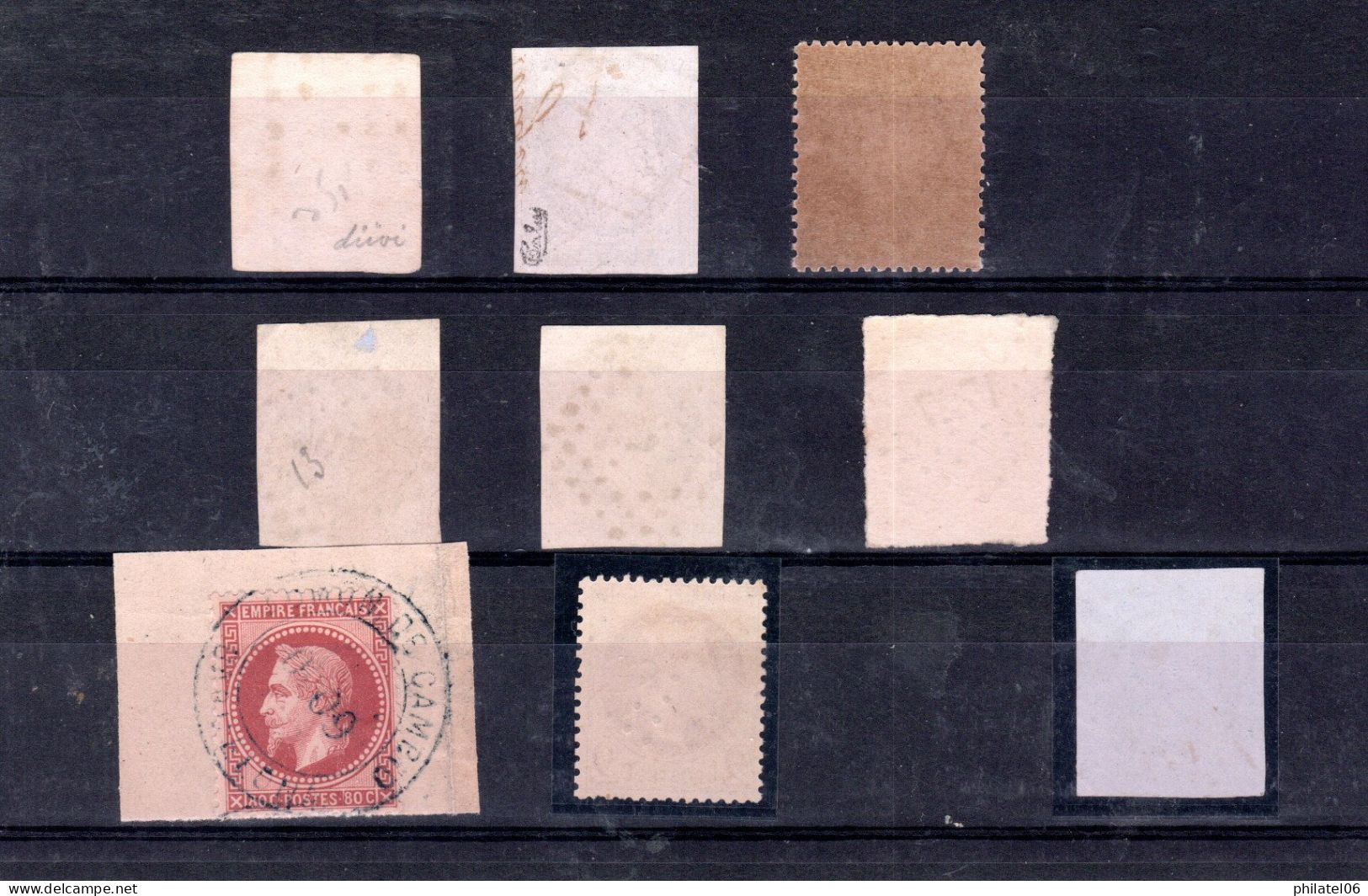 FRANCE, TIMBRES OBLITERES DONT SIGNES ET UN TIMBRE NEUF REGOMME (COTE DU SANS GOMME 225 EUROS) - Autres & Non Classés