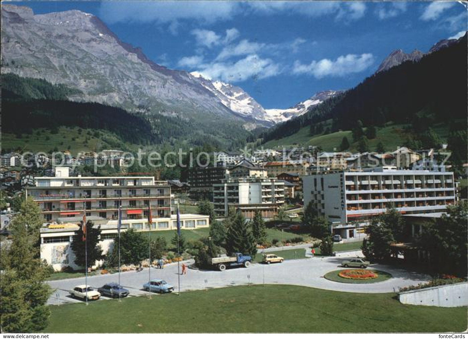 11963731 Leukerbad Teilansicht Mit Gitzifurgge Leukerbad - Autres & Non Classés