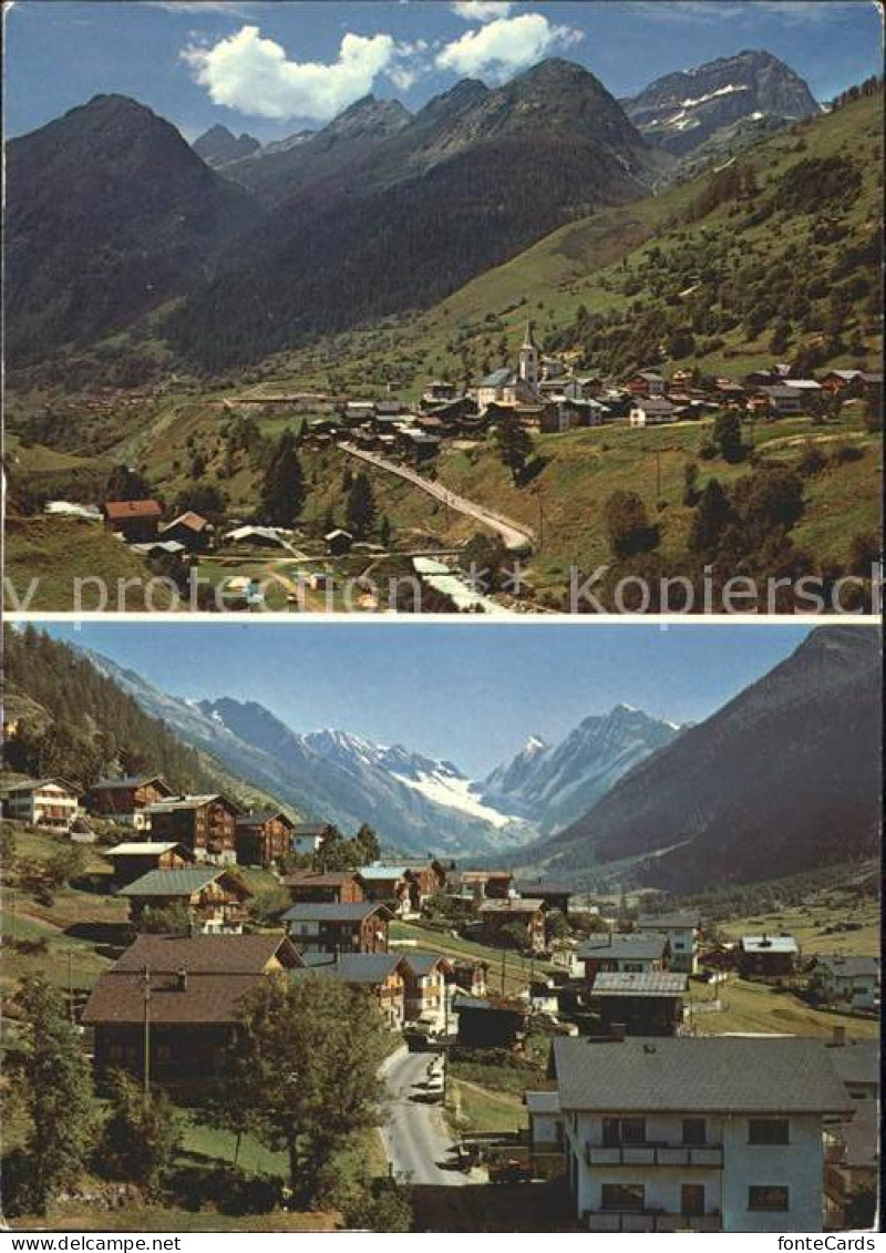 11963723 Kippel Und Wiler Panorama Loetschental Alpen Kippel - Autres & Non Classés
