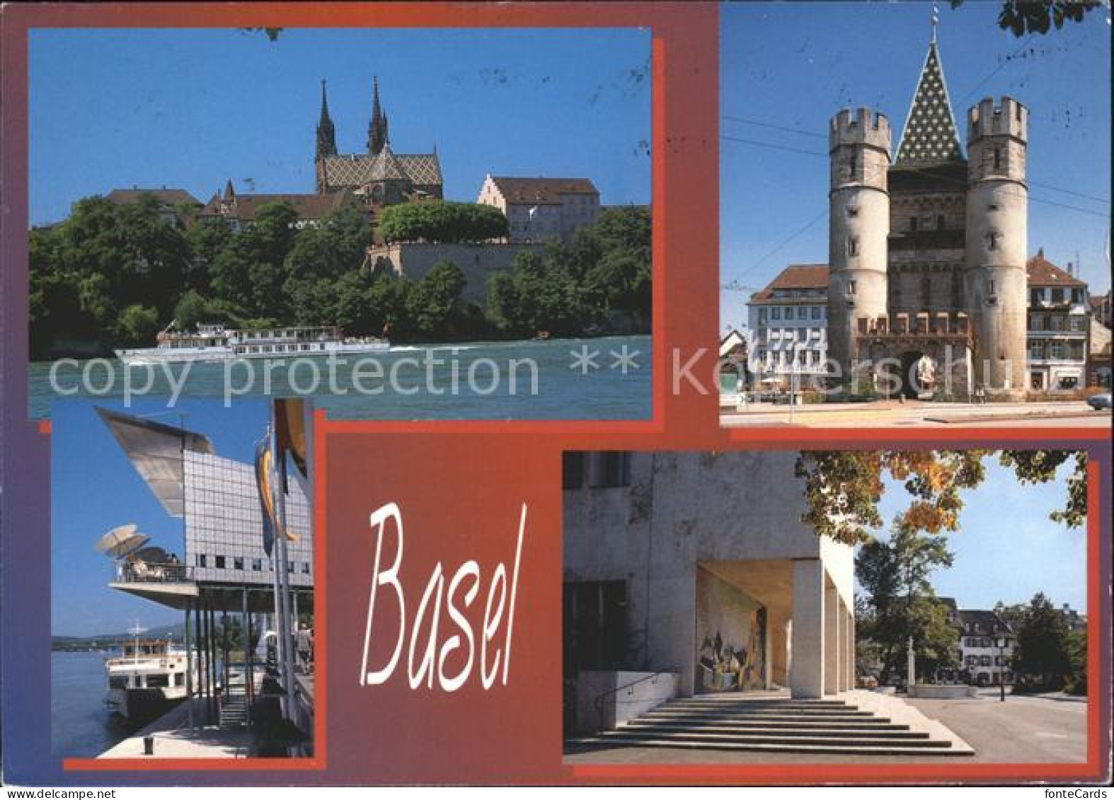 11963683 Basel BS Muensterkirche Spalentor Rheinhafen Basel BS - Sonstige & Ohne Zuordnung