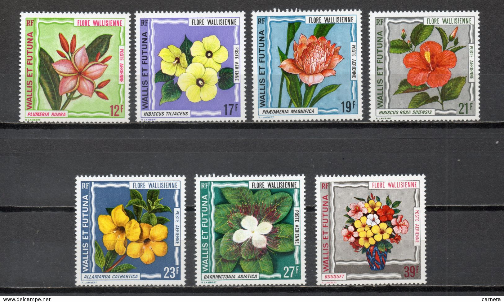 WALLIS ET FUTUNA  PA  N° 49 à 55    NEUFS SANS CHARNIERE COTE 32.50€    FLEUR  FLORE - Unused Stamps