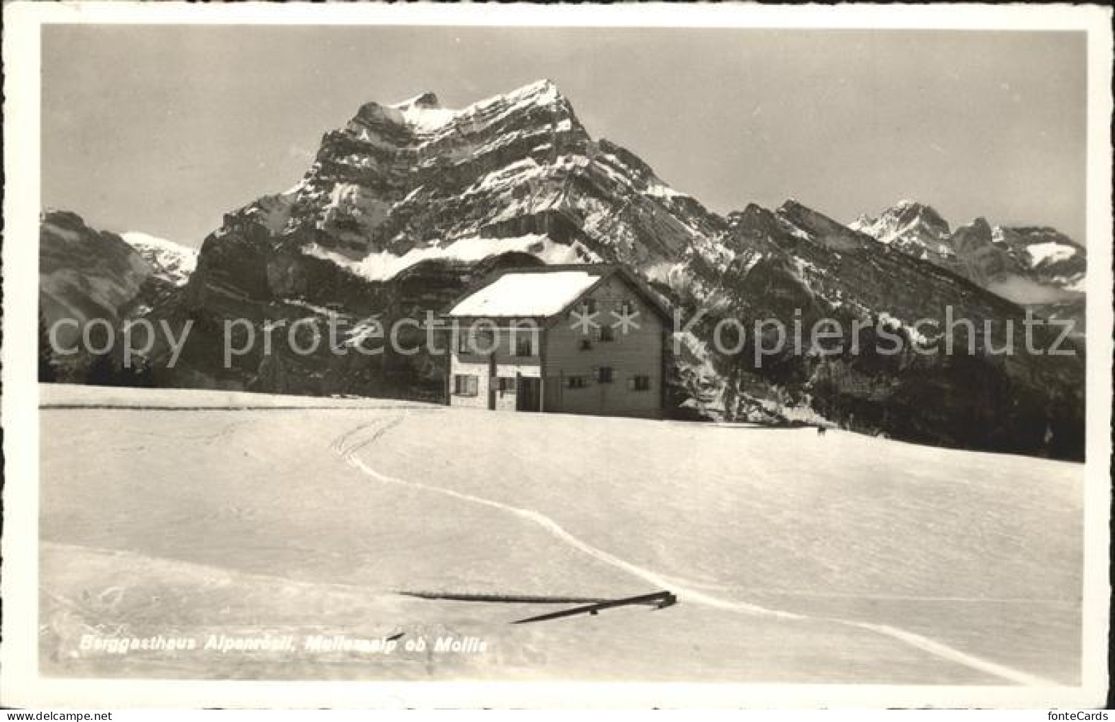 11963530 Mollis Berggasthaus Alpenroesli Auf Mullernalp Mollis - Sonstige & Ohne Zuordnung