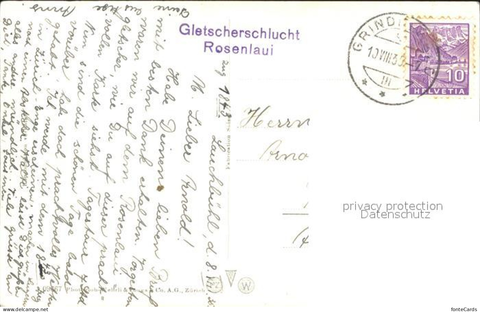 11963524 Rosenlaui BE Tossenhorn Und Engelhoerner Berner Alpen Rosenlaui - Autres & Non Classés