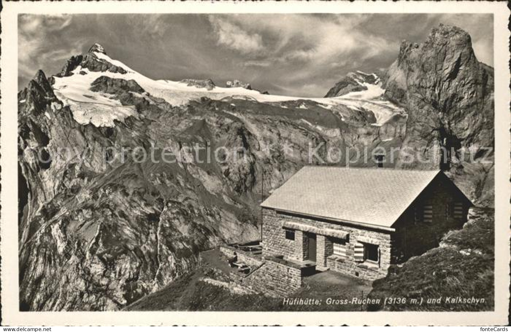 11963514 Huefihuette Mit Gross Ruchen Und Kalkschyn Huefi - Sonstige & Ohne Zuordnung