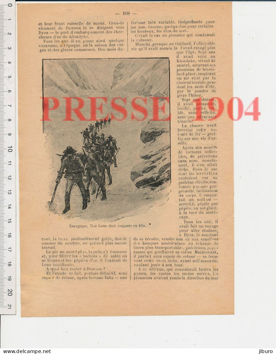 5 Vues Nouvelle De Kerviny Le Million Du Digger Chercheurs D'or Expédition De Dawson à Dyea Klondyke (Klondike Alaska) - Unclassified