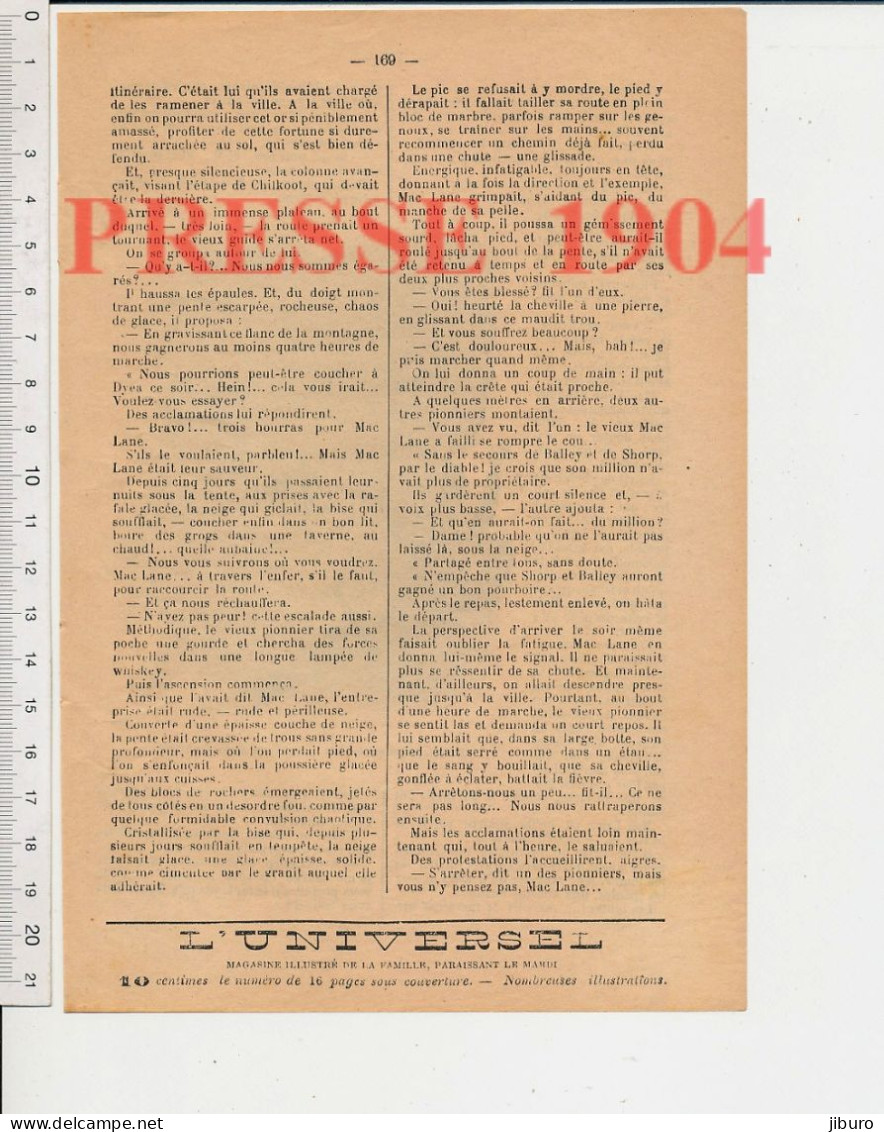 5 Vues Nouvelle De Kerviny Le Million Du Digger Chercheurs D'or Expédition De Dawson à Dyea Klondyke (Klondike Alaska) - Ohne Zuordnung