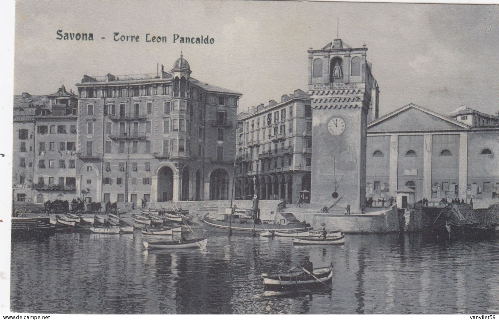 SAVONA--TORRE LEON PANCALDO-CARTOLINA  NON VIAGGIATA  1915-1925 - Savona