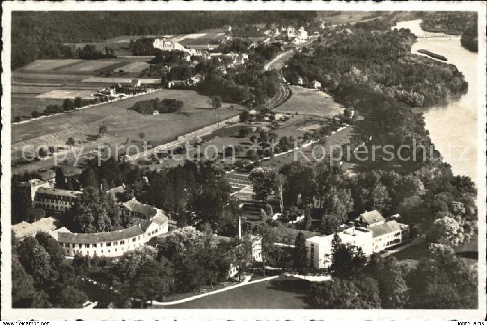 11962382 Bad Schinznach Fliegeraufnahme Schwefelbad Schinznach Bad - Autres & Non Classés