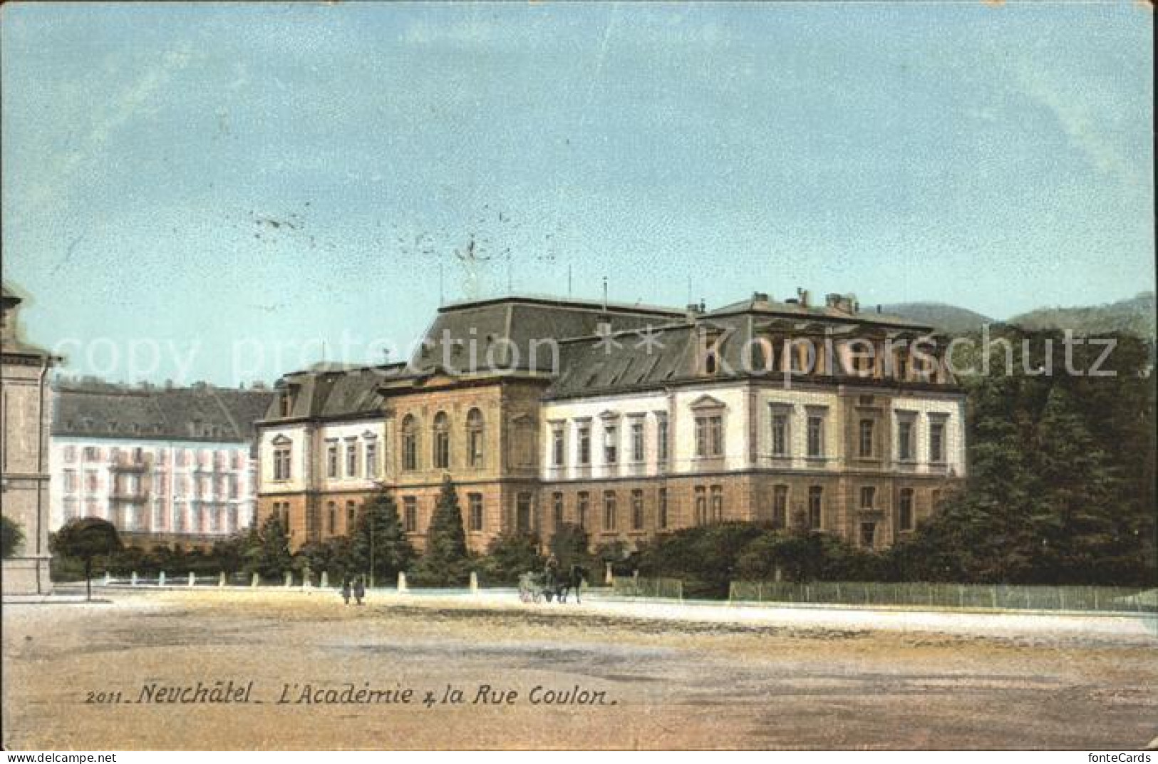 11962360 Neuchatel NE Academie Rue Coulon Neuchatel - Autres & Non Classés