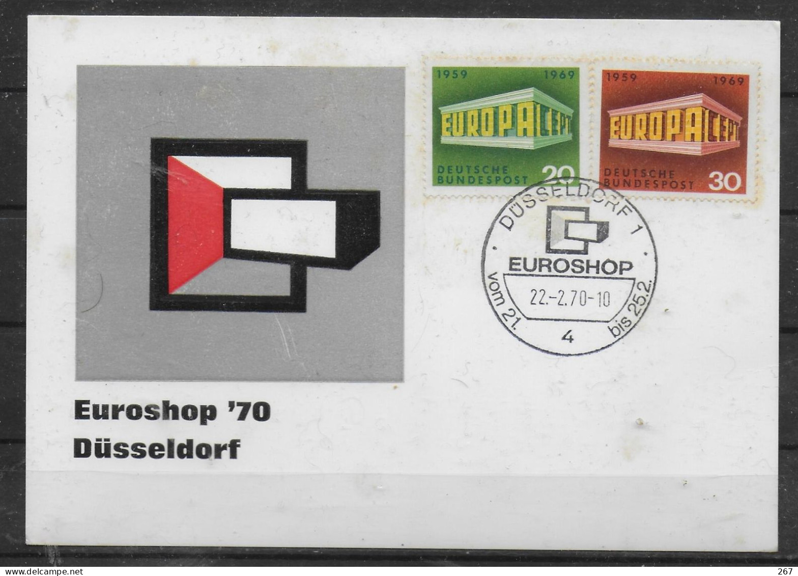 ALLEMAGNE   Carte 1970 Dusseldorff Europa - 1970
