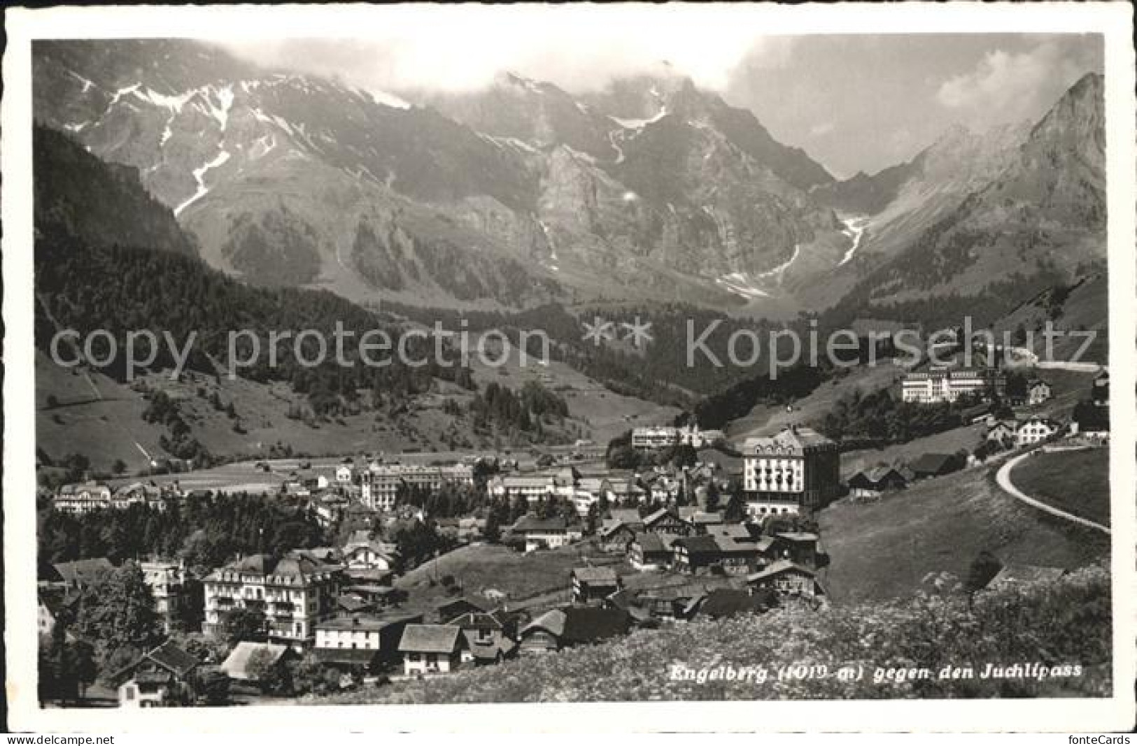 11962340 Engelberg OW Gesamtansicht Gegen Juchlipass Gebirgspass Engelberg - Otros & Sin Clasificación