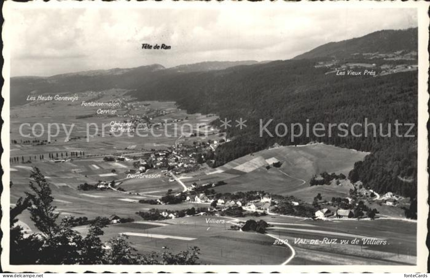 11962328 Villiers Val-de-Ruz Panorama Villiers - Autres & Non Classés