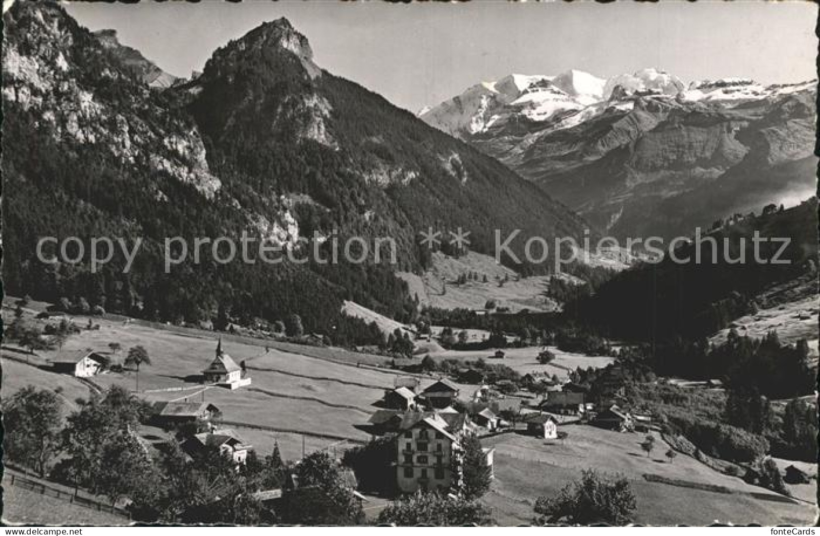 11962293 Kiental Gesamtansicht Mit Golderhorn Und Bluemlisalpgruppe Berner Alpen - Autres & Non Classés