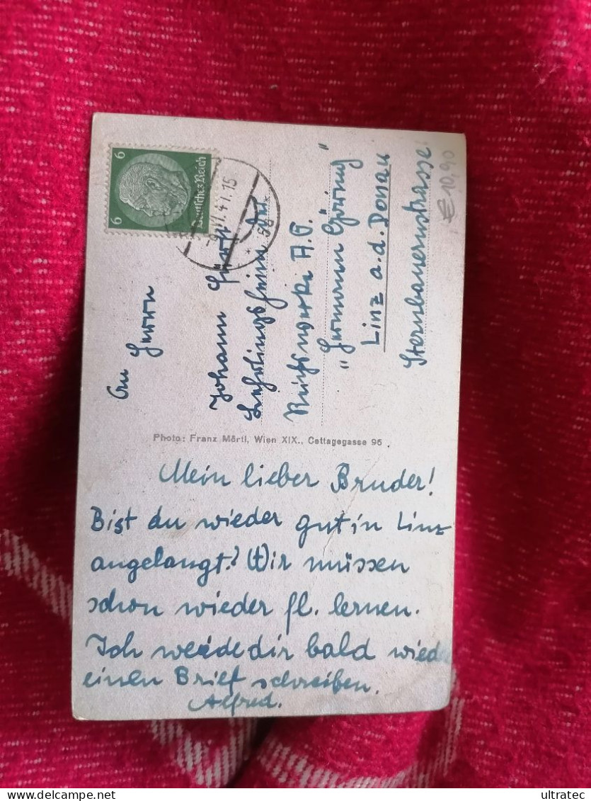 AK "STADT HOLLABRUNN 1941 GELAUFEN NIEDERDONAU NÖ AUSSICHTSTURM" SCHÖNE ALTE POSTKARTE ORIGINAL DER ZEIT ZEITDOKUMENT - Hollabrunn