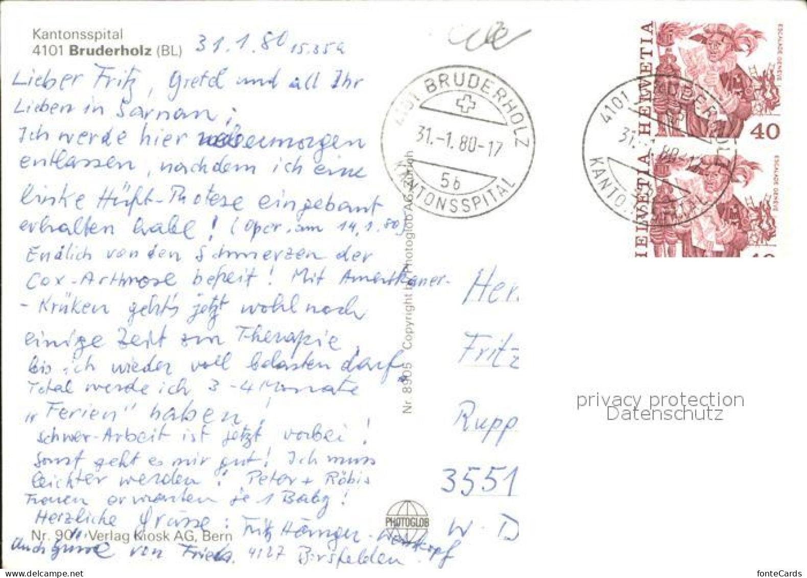 11961324 Bruderholz Kantonsspital Bruderholz - Other & Unclassified