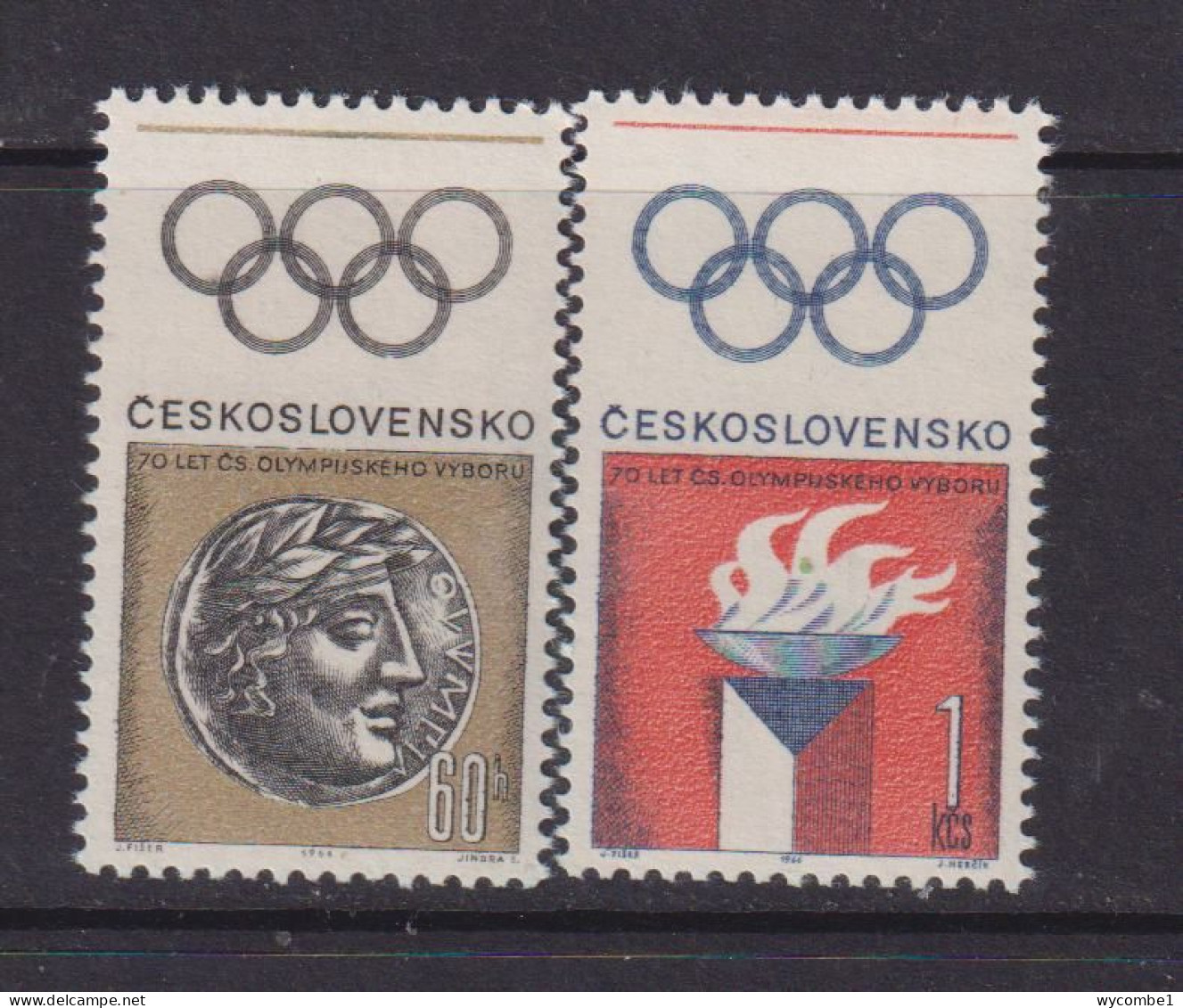 CZECHOSLOVAKIA  - 1966 Olympic Games Set Never Hinged Mint - Ungebraucht