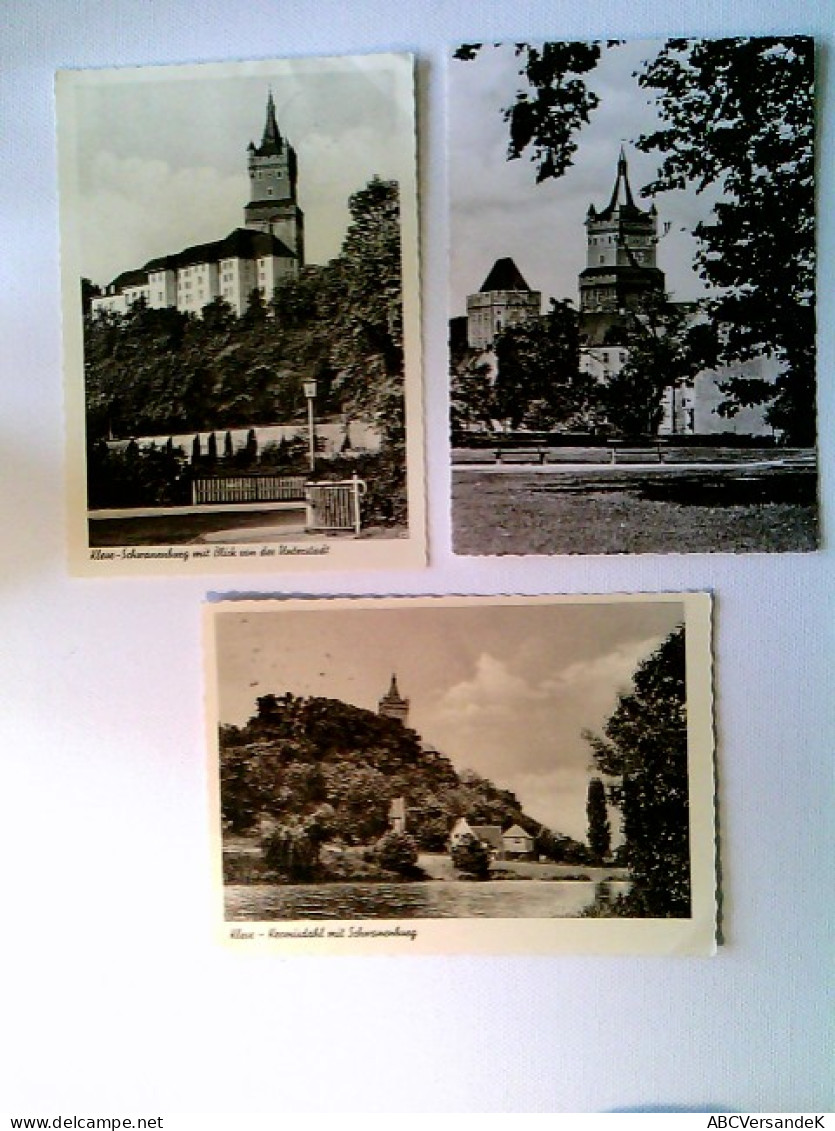 Kleve, Schwanenburg, Versch. Ansichten, 3 AK, Gelaufen 1954-1959, Konvolut - Otros & Sin Clasificación