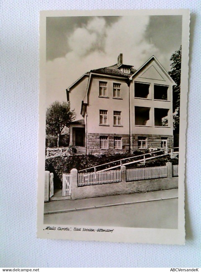Bad Sooden Allendorf, Haus Carola, AK, Ungelaufen, Ca. 1950 - Otros & Sin Clasificación