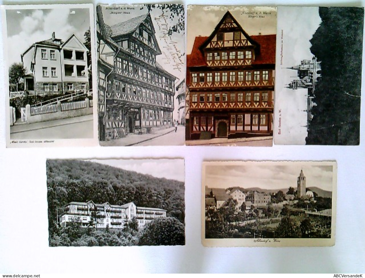 Bad Sooden Allendorf, Versch. Motive, 6 AK, 4x Gelaufen 1915/1916, 2x Ungelaufen, Konvolut - Otros & Sin Clasificación