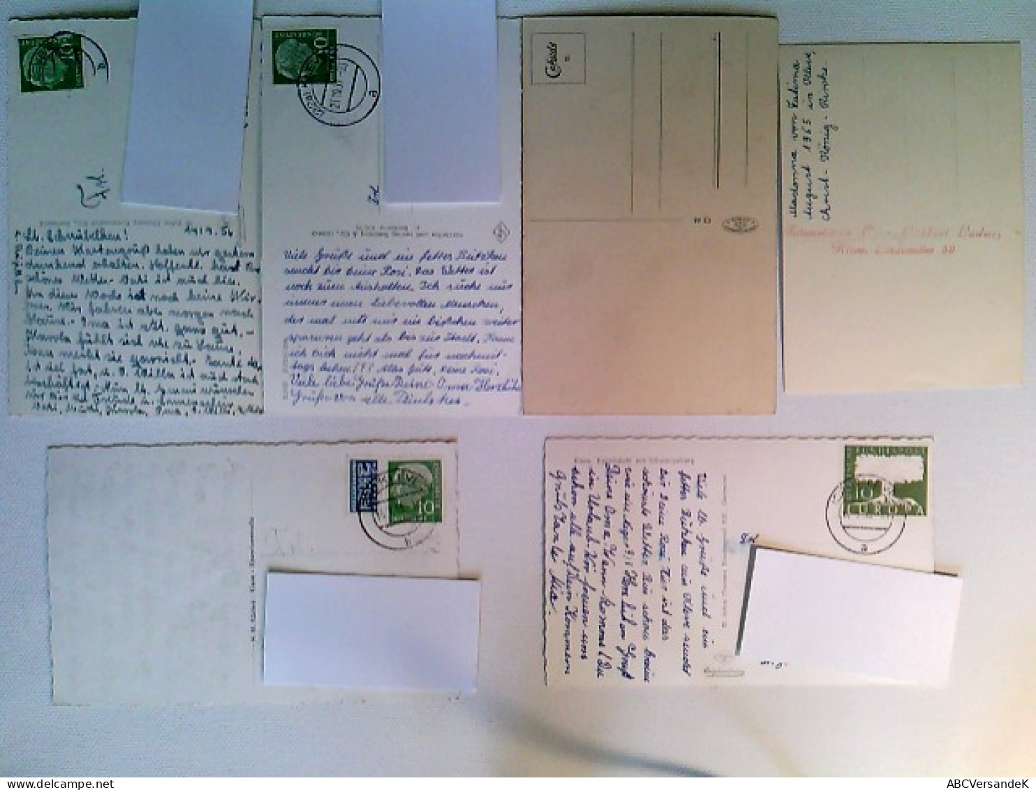 Kleve, Schwanenburg, Amphitheater, Stiftskirche U.a., 6 AK, 4x Gelaufen 1955-1958, 2x Ungelaufen, Konvolut - Otros & Sin Clasificación