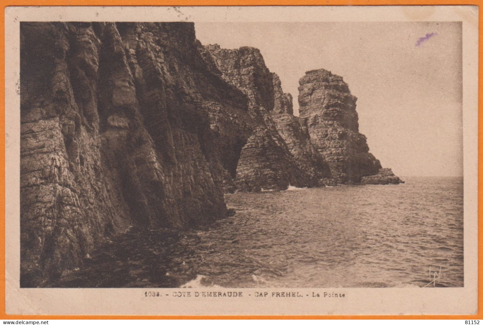 DAGUIN  De DINARD   Sur CPA  " Cap Fréhel "   Le 19 8 1926 Avec Semeuse 40c   Pour Mériel S.et.O. - Maschinenstempel (Sonstige)