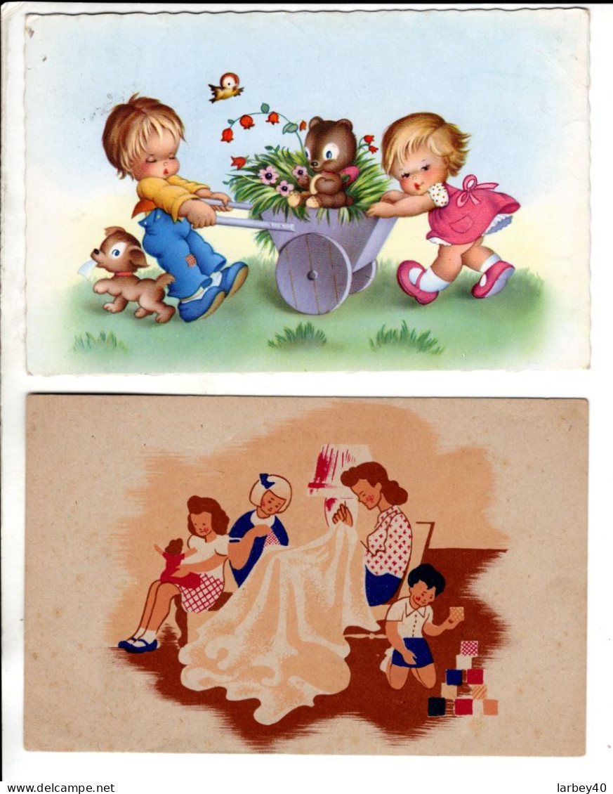 10 Cpa Illustrateur  Fantaisie Enfant - 1900-1949