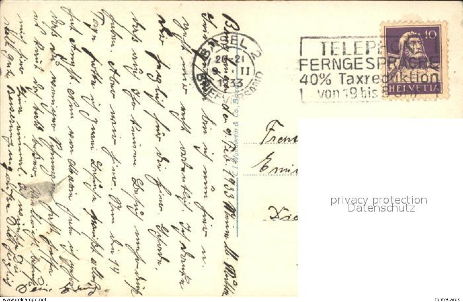 11960643 Basel BS Erholungsheim Brueglingen Teich Fontaene Basel BS - Other & Unclassified