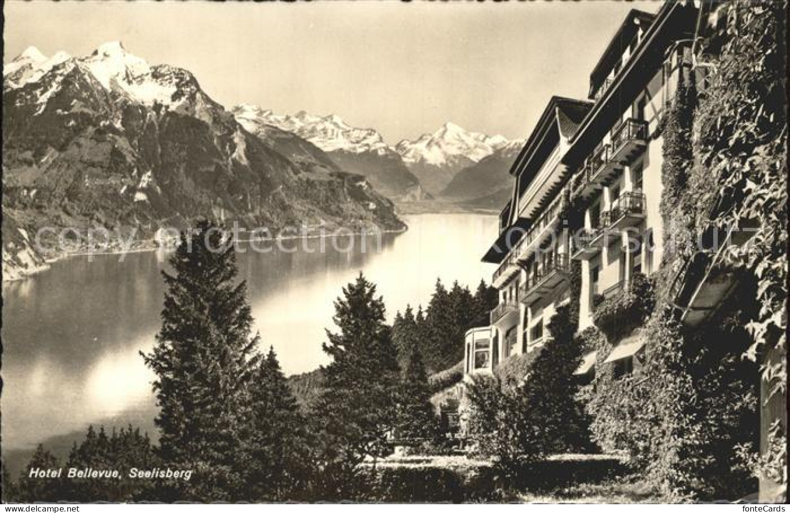 11960640 Seelisberg UR Hotel Bellevue Vierwaldstaettersee Alpenpanorama Seelisbe - Otros & Sin Clasificación