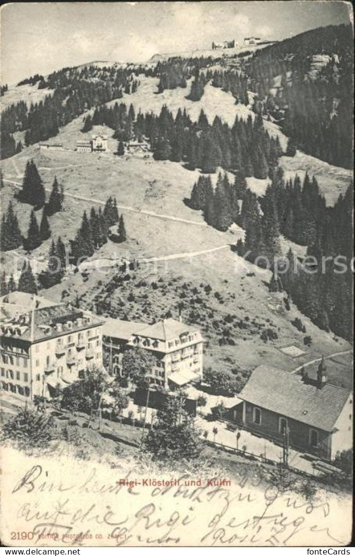 11960414 Rigi Kloesterli Und Kulm Rigi Kloesterli - Otros & Sin Clasificación