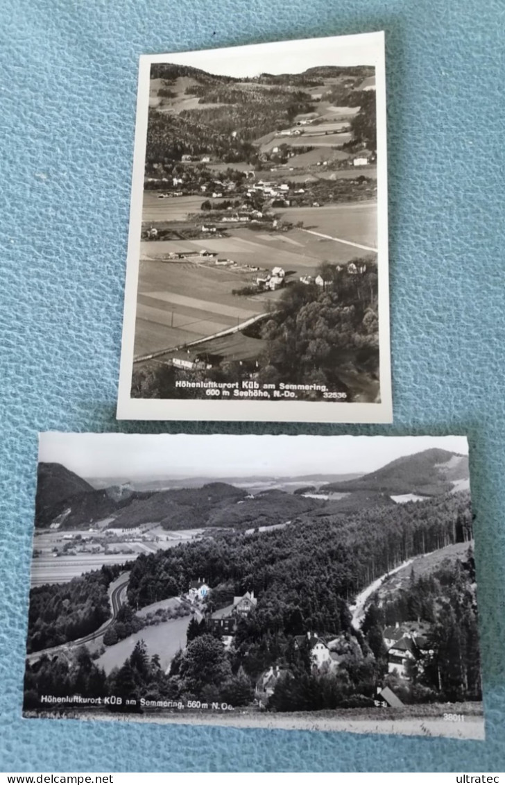 2x AK "KÜB PAYERBACH SEMMERING" SCHÖNE ALTE POSTKARTEN VINTAGE CHIC SW ANTIK HEIMAT SAMMLER ORIGINAL GUT ERHALTEN - Raxgebiet