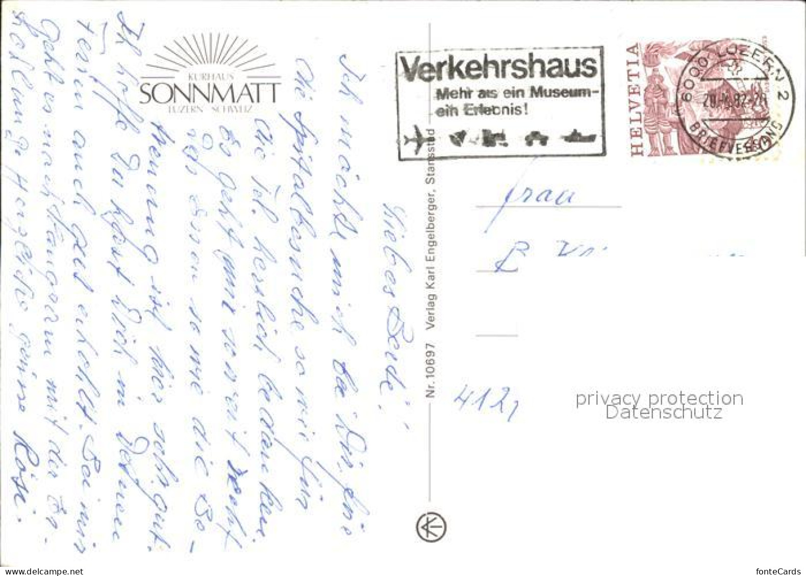 11958850 Luzern LU Kurhaus Sonnmatt  Luzern - Otros & Sin Clasificación