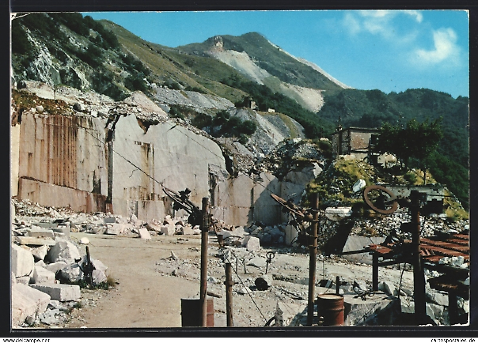 Cartolina Alpi Apuane, Ansicht Der Marmorbrüche  - Otros & Sin Clasificación