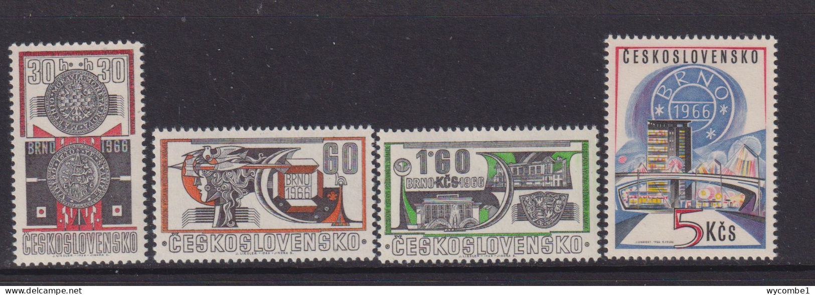 CZECHOSLOVAKIA  - 1966 Brno Stamp Exhibition Set Never Hinged Mint - Unused Stamps