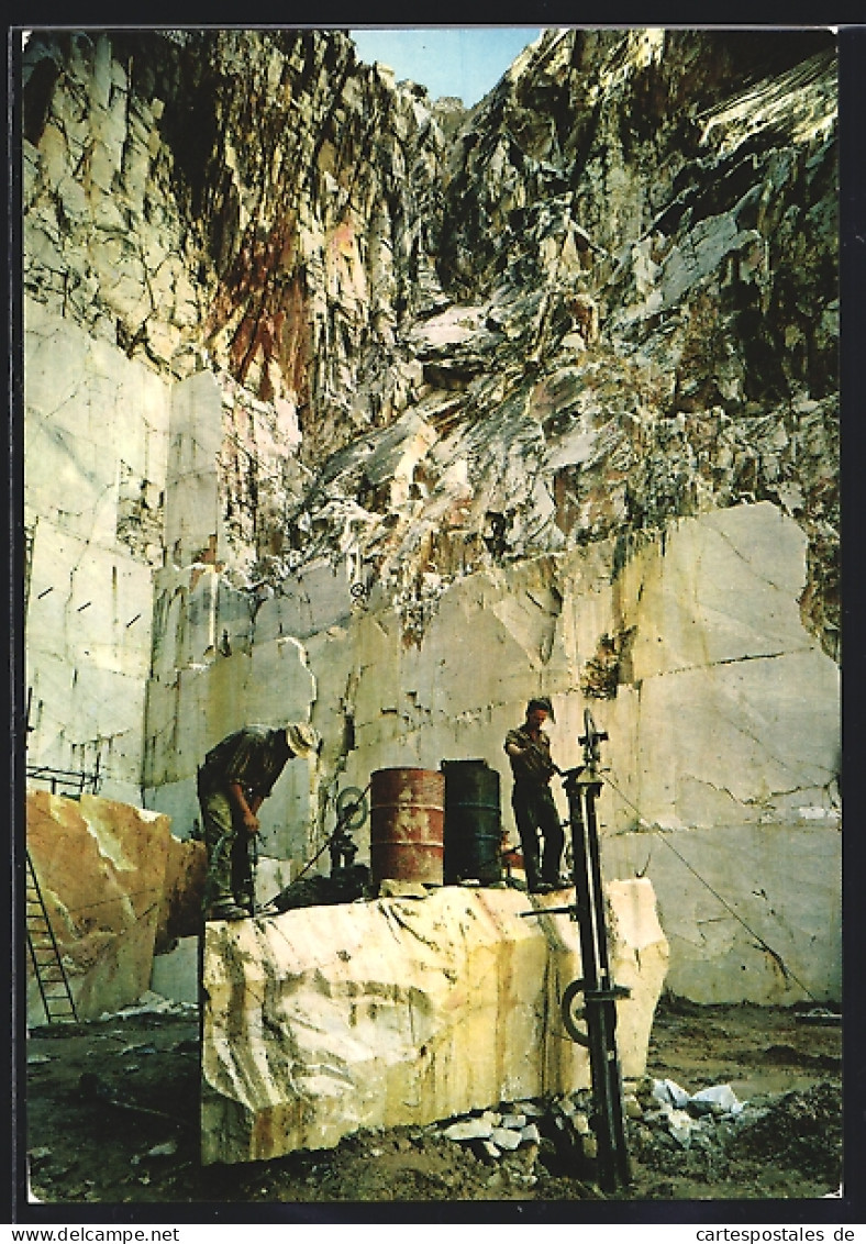 Cartolina Monti Apuani, Cave Di Marmi  - Sonstige & Ohne Zuordnung